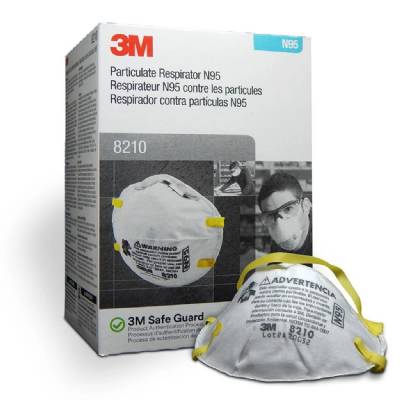 3m 8210 N95 Disposable Respirator 20/Box